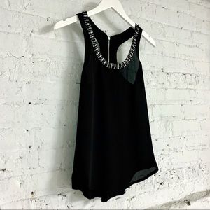 EXPRESS embellished tank top XS
